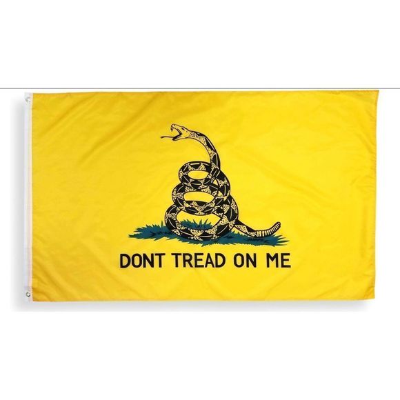 Gadsden Flag Dont Tread On Me Flag 3x5 Foot Flag, Polyester, Rattle Snake Banner - Picture 1 of 8